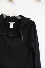 Jockey Black Zipper Neck Fleece Lined Sweatshirt | S