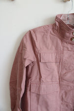 NEW LOFT Dusty Pink Linen Blend Jacket | XXS Petite