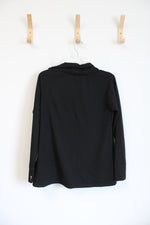 Jockey Black Zipper Neck Fleece Lined Sweatshirt | S