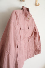 NEW LOFT Dusty Pink Linen Blend Jacket | XXS Petite