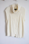 Banana Republic Cream Sleeveless Sweater | L