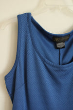 Kardashian Kollection Blue Fit & Flare Dress with Pockets | XL