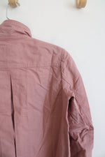 NEW LOFT Dusty Pink Linen Blend Jacket | XXS Petite