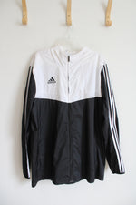 Adidas Black & White Track Jacket | XL