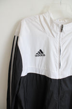 Adidas Black & White Track Jacket | XL