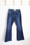 H&Y Premium Collection Dark Wash Embellished Pocket Bootcut Jeans | 9/10