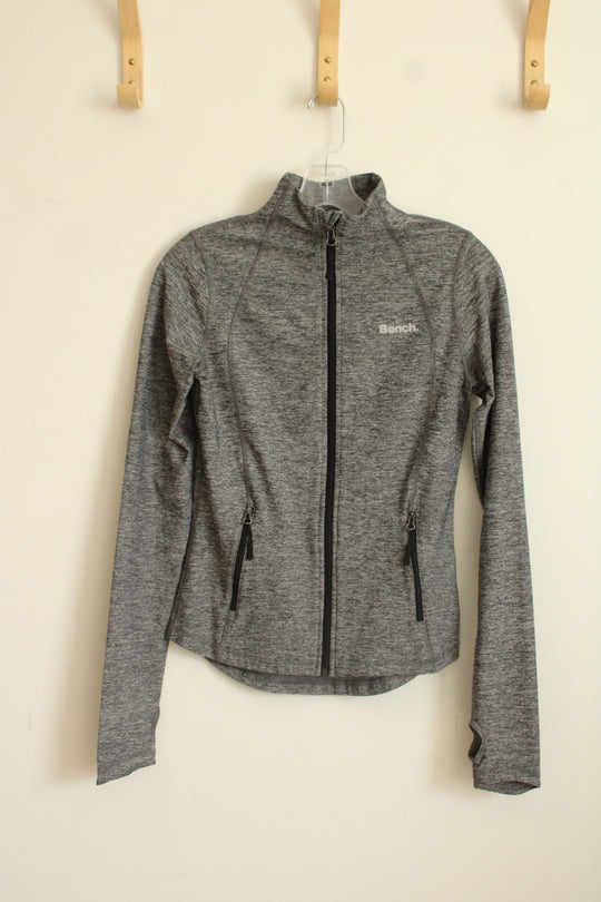 Bench Gray Athletic Zip up Jacket | S