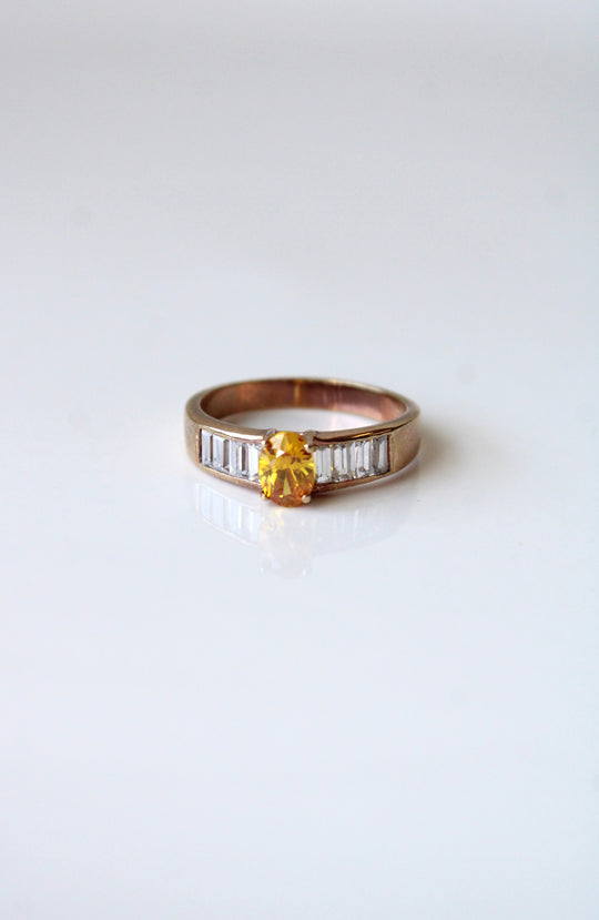 Citrine 14K Gold Filled Ring | Size 9.5