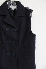 Brooks Brothers Navy Blue Wool Blend Fleece Vest | Youth S