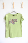 Harley-Davidson Jamaica Green Bedazzled Shirt | L