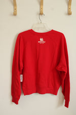 NEW Old Navy Red Sleigh Oversized Sweatshirt | S