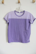 Under Armour HeatGear Loose Fit Purple Mesh Shirt | Youth M (10/12)