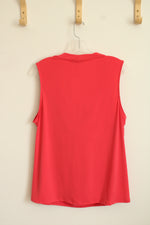 NEW Notations Coral Scoop Neck Sleeveless Top | 2XL