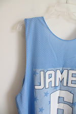 Red White & Blue USA #6 James Basketball Jersey | XL