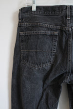 Faded Glory Black Wash Relaxed Fit Jeans | 34X32
