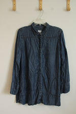 Chicos Denim Button Up Shirt | 2