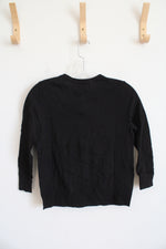 NEW LOFT Black Button Down Cotton Cardigan | XXS Petite