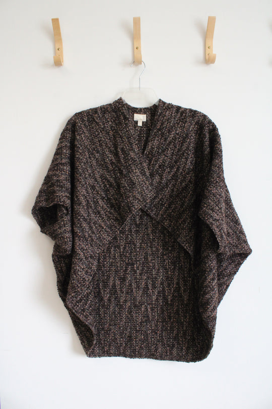 Urban Renewal Vintage Brown Poncho Cape | One Size