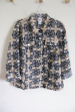 Ruby Rd. Favorites Black Tan Light Jacket | 20W