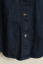 Banana Republic Dark Wash Denim Button up Shirt | XL