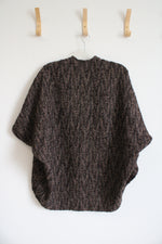 Urban Renewal Vintage Brown Poncho Cape | One Size