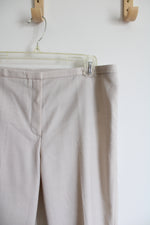 Elie Tahari Cream Wool Blend Trouser Pants | 10