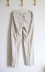Elie Tahari Cream Wool Blend Trouser Pants | 10
