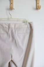 Elie Tahari Cream Wool Blend Trouser Pants | 10