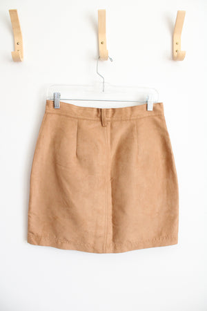 Banana Republic Tan Button Down Mini Skirt | 4