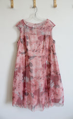 Lovely Grace Polyester Summer Flower Dress | 2XL