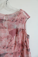Lovely Grace Polyester Summer Flower Dress | 2XL