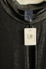 NEW Apricot Lane Gray Shimmer Cutout Top | L