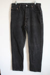 Levi's Black Wash 505 Jeans | 36X34