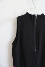 NEW LOFT Black Lightweight Mock Neck Tank | XXS Petite