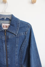 AMX Full Zip Denim Jacket | L