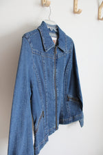 AMX Full Zip Denim Jacket | L