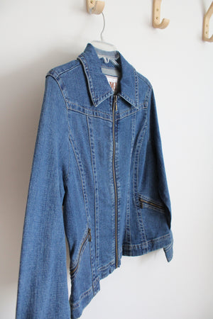 AMX Full Zip Denim Jacket | L