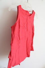 NEW LOFT Pink Button Down Tank Top | XXS Petite