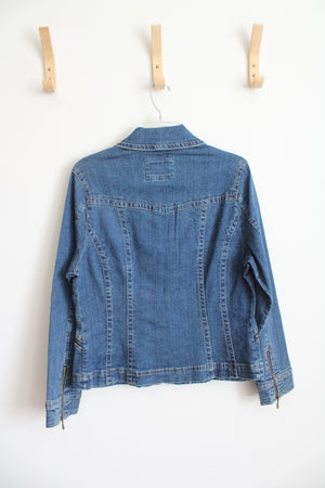AMX Full Zip Denim Jacket | L