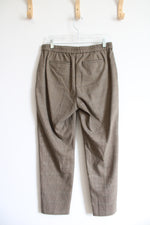 J.Jill Brown & Tan Houndstooth Pants | S