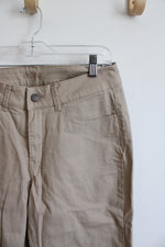 Lee's Tan Slender Stretch Capris | 10