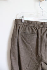 J.Jill Brown & Tan Houndstooth Pants | S