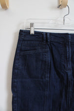 Jones New York Stretch Dark Wash Jean Skirt | 8