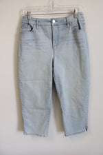 Bandolino Light Wash Capri Pants | 8