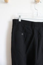 Versace Black Wool Trouser Pants | 46