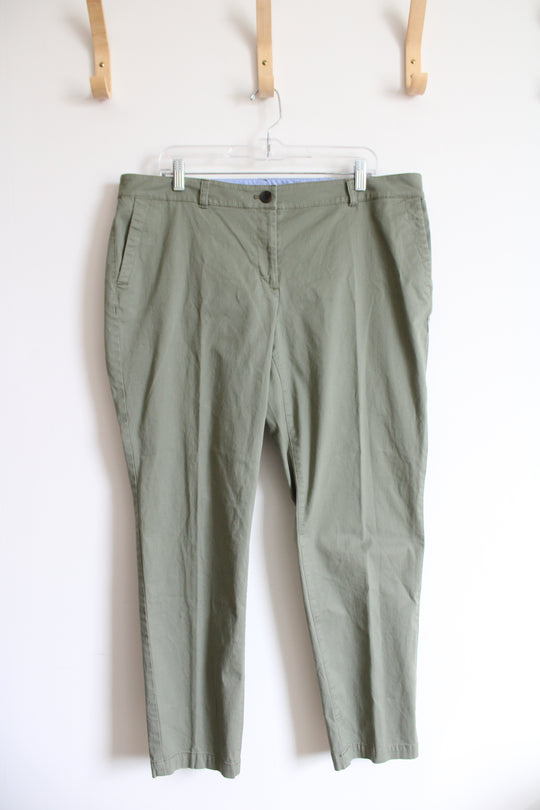 Talbots Green The Weekend Chino Pants | 14W