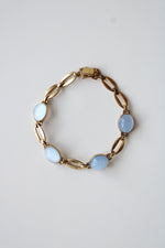 Blue Moonstone 12K Yellow Gold Fill Bracelet