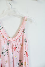NEW Bedhead Pajamas Light Pink Floral Cotton Nightgown | XS