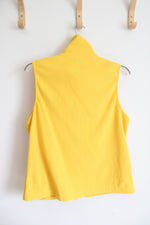 Chaps Sport Yellow Fleece Vest | XL
