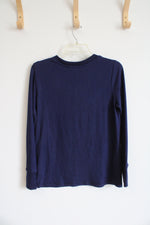 NEW Nautica Navy Soft Long Sleeved Top
